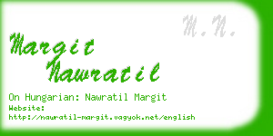 margit nawratil business card